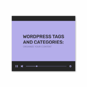 WordPress Tags and Categories: Organize Your Content